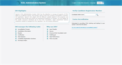Desktop Screenshot of icdladmin.com